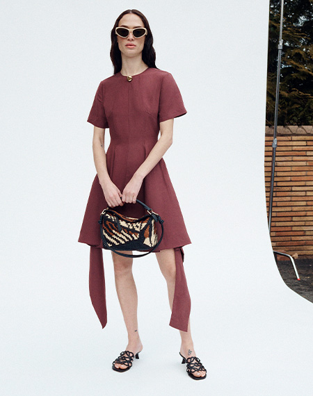 Model wears Loewe