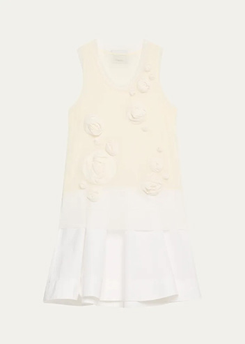 3.1 Phillip Lim - Rosette Double-Layered Tank Dress