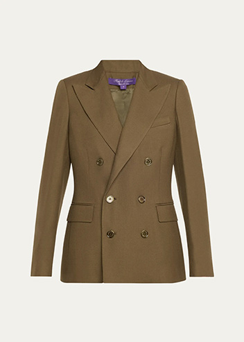 Ralph Lauren Collection - Camden Double-Breasted Cashmere Jacket