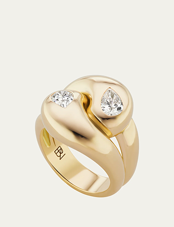 Brent Neale - Pear Diamond Knot Ring