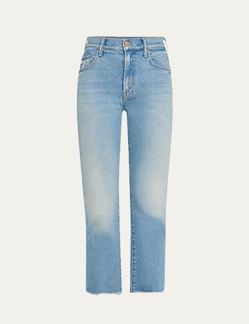 Mother - The Insider Crop Step Hem Frayed Jeans