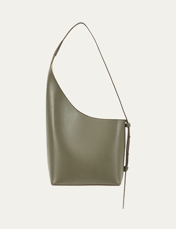 Aesther Ekme - Demi Lune Calfskin Leather Bucket Bag
