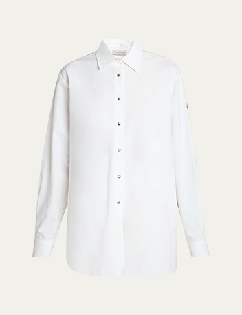 Moncler - Long-Sleeve Cotton Shirt