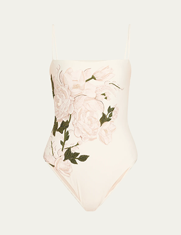 Agua by Agua Bendita - Durazno Gardenia One-Piece Swimsuit