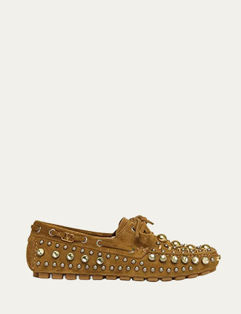 Valentino Garavani - Fastaway Mix Studded Moccasins