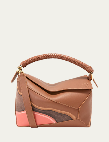 Loewe - Puzzle Edge Small Top-Handle Bag in Nappa Leather