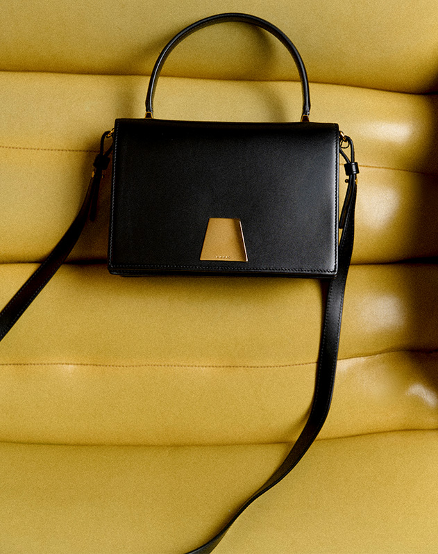 Akris - Alice Flap Leather Crossbody Bag