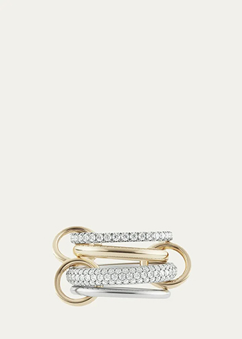 Spinelli Kilcollin - Vega Blanc Two-Tone Ring w/ Diamonds
