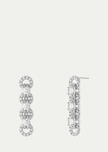 Spinelli Kilcollin - 18K White Gold Lumia Diamond Tennis Earrings