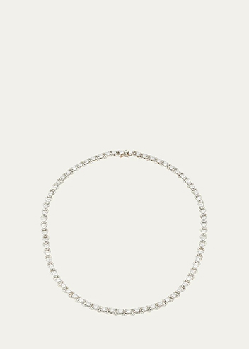 Spinelli Kilcollin - Lumia 18K White Gold Diamond Tennis Necklace