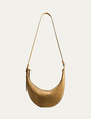 Khaite - Augustina Small Suede Crossbody Bag