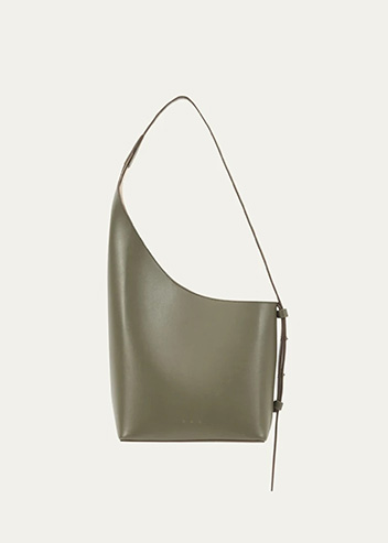Aesther Ekme - Demi Lune Calfskin Leather Bucket Bag