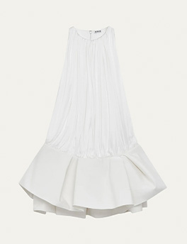 Loewe - Flamenco Pleated Drop-Waist Mini Dress