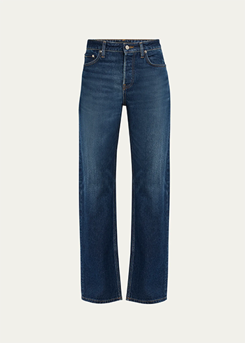 EB Denim - Alida Mid-Rise Loose Bowed Jeans