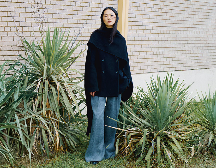 Model wears Another Tomorrow