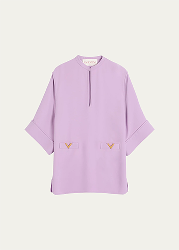 Valentino Garavani - Wide Sleeve Mini Dress