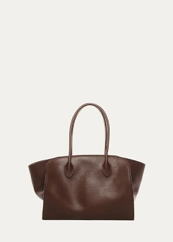 The Row - Marlo 12 Tote Bag in Saddle Leather