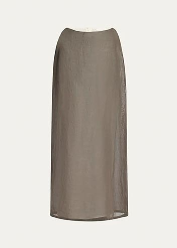 The Row - Zaira Layered Maxi Skirt