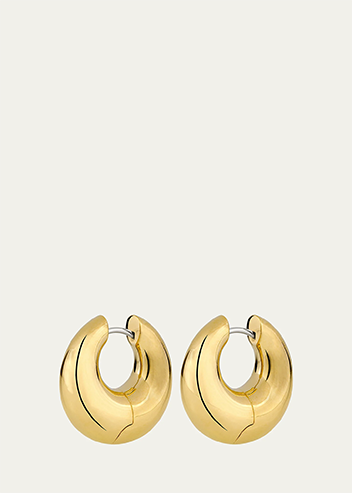 Paul Morelli - Ultimate 18K Yellow Gold Tapered Tube Hoop Earrings