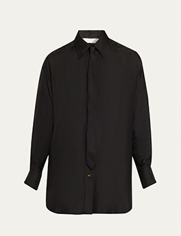Zimmermann - Relaxed Long-Sleeve Tie Shirt