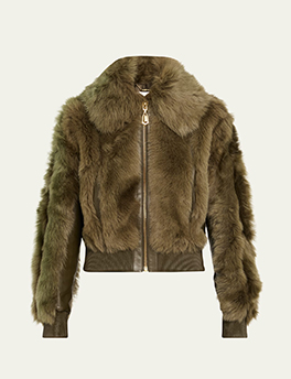 Zimmermann - Hypnotic Shearling Bomber Jacket