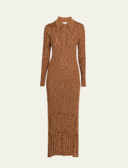 Zimmermann - Long-Sleeve Mouline Midi Dress
