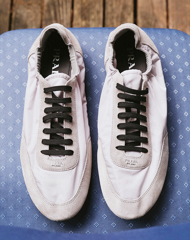 Prada - Collapse Low-Top Suede Sneakers