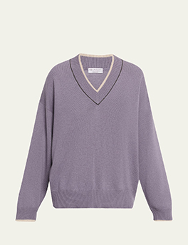 Brunello Cucinelli - Cashmere V-Neck Sweater