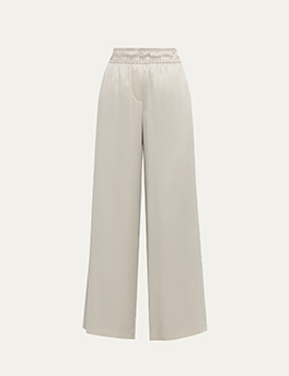 Brunello Cucinelli - Stretch Silk Satin Track Trousers