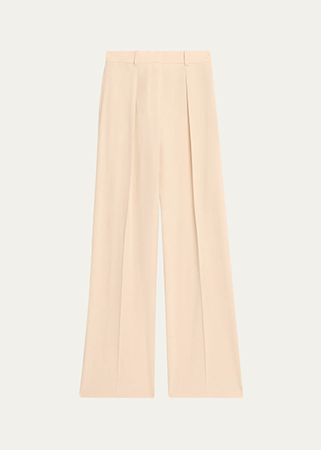 Loro Piana - Edward Pleated Wide-Leg Trousers