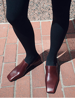 Model wears Christen shoes