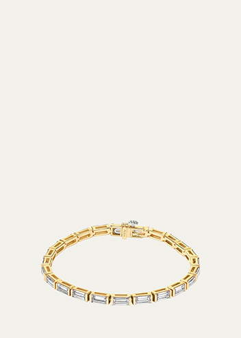 VRAI - 14K Baguette Lab Created/VRAI Created Diamond Tennis Bracelet