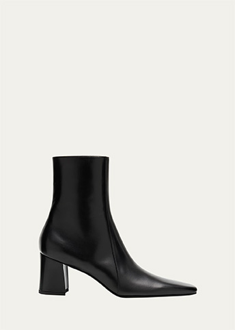 Saint Laurent - Rainer Leather Ankle Boots