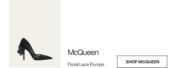 McQueen - Floral Lace Pumps