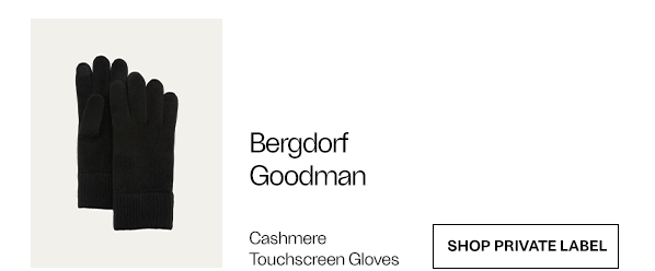 Bergdorf Goodman - Men's Cashmere Touchscreen Gloves