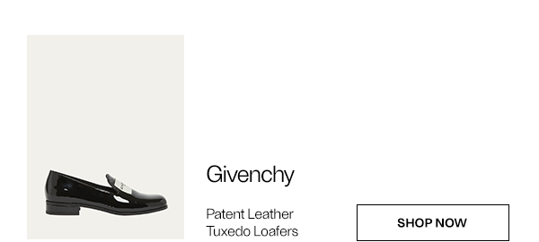 Givenchy - Patent Leather Tuxedo Loafers - Shop Givenchy