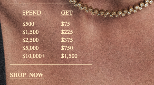 The Jewelry Gift Card Event - Shop Now