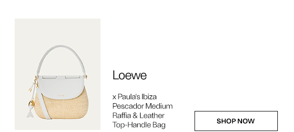 Loewe - x Paula's Ibiza Pescador Medium Raffia & Leather Top-Handle Bag - Shop Now