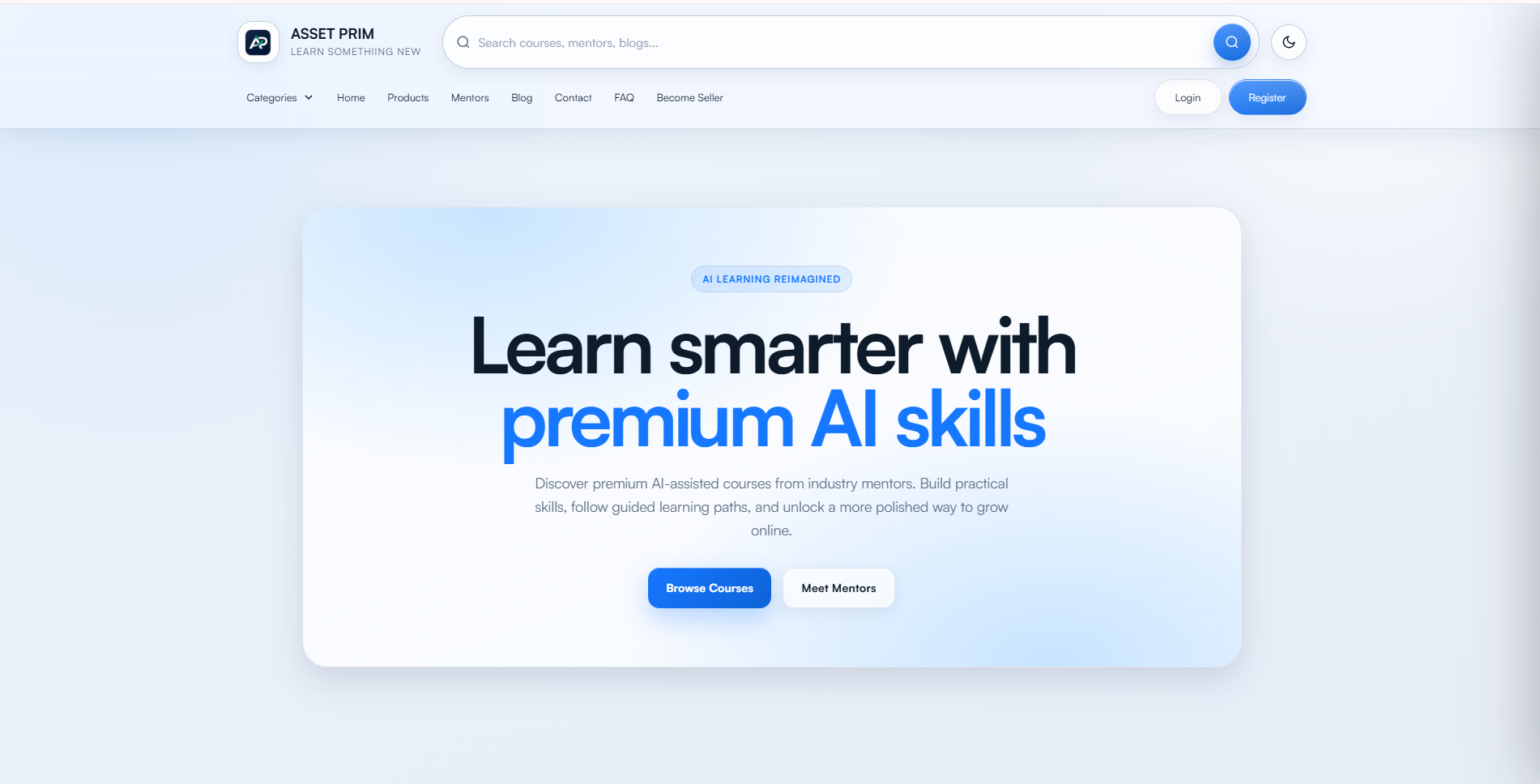 Assetprim Website