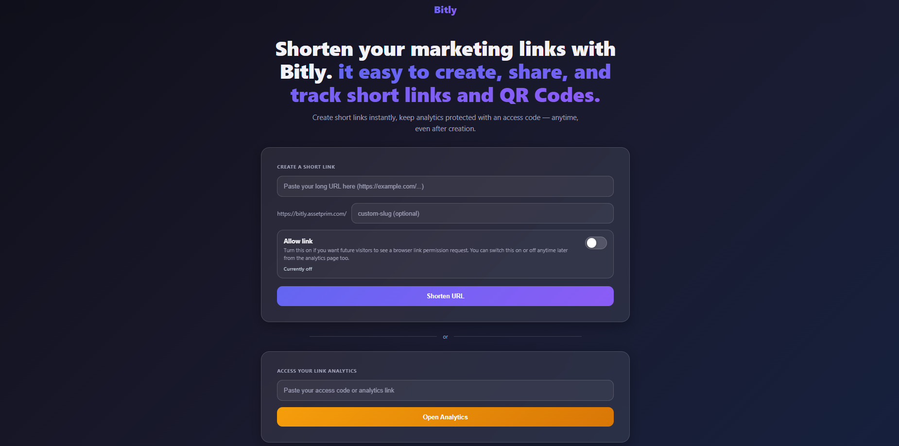 Link Shortener & Analytics Platform