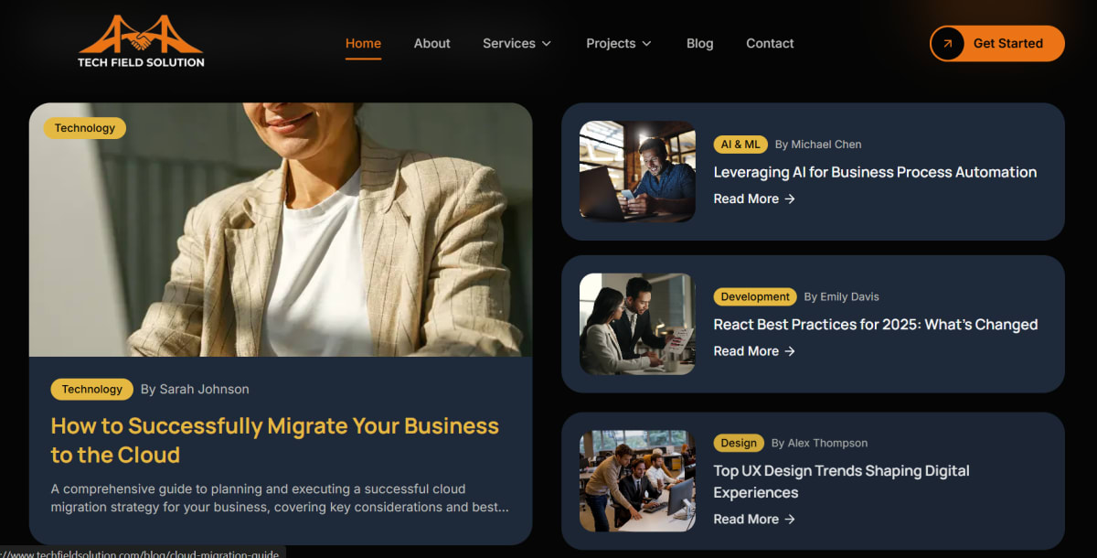 Tech Field Solution - View 3