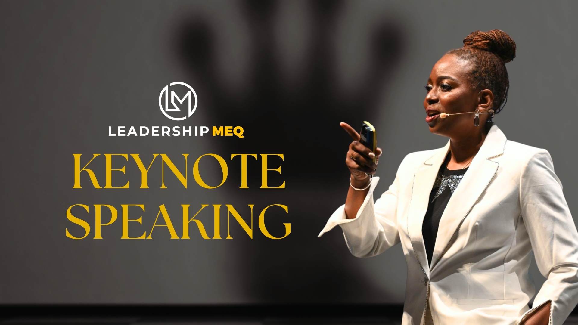Dr. Sabine Charles keynote speaking on leadership and emotional intelligence