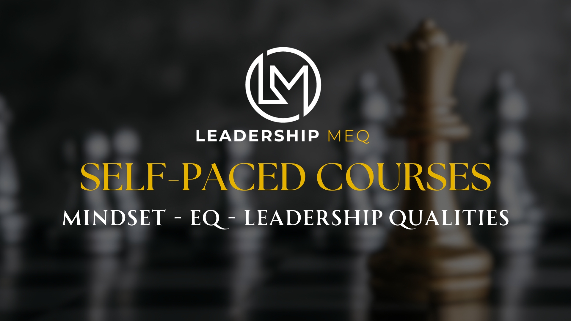 Self-paced leadership courses by Dr. Sabine Charles