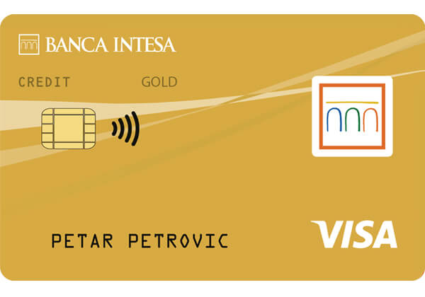 visa gold kreditna kartica banca intesa