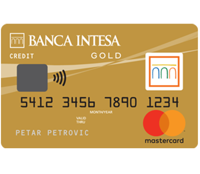 mastercard gold kreditna kartica banca intesa