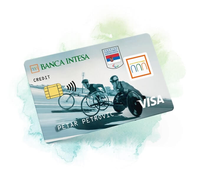 Visa classic paraylmpic kreditna kartica