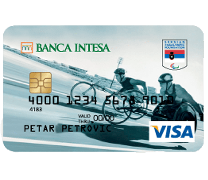 visa classic paralympic  banca intesa kreditna kartica