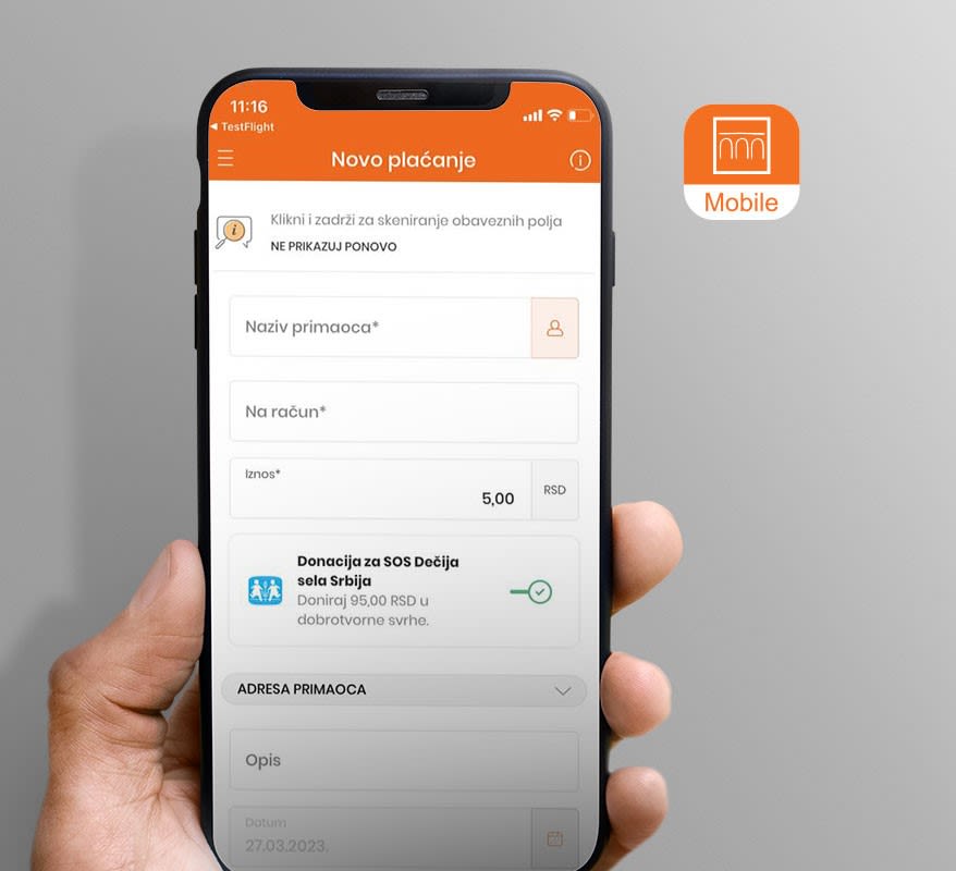 doniraj app banca intesa
