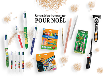 BIC : une sélection en or pour Noël
