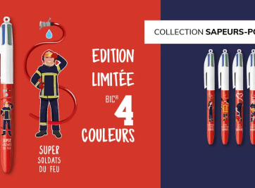 BIC poursuit son engagement auprès des professions à risque et lance une édition limitée de son stylo iconique BIC 4 Couleurs